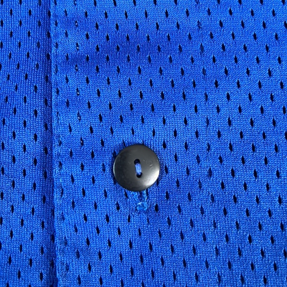 MLB Authentic Majestic Blue LA Dodgers Adult Little League Patch Jersey Sz Large - Picture 10 of 12